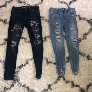 ripped jeans(only light pair for sale now)